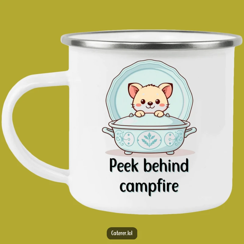 Funny Peekaboo Animal Camping Mug: Playful Sips with a Hidden Friend