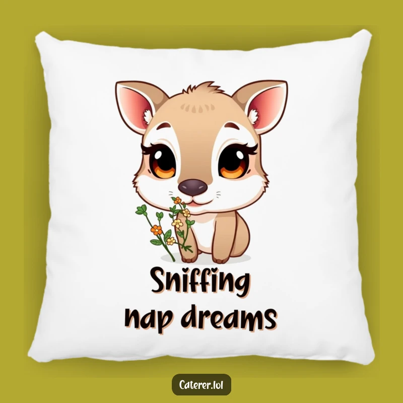 Funny Curious Animal Pillow: Cozy Comfort with Nature's Fragrance