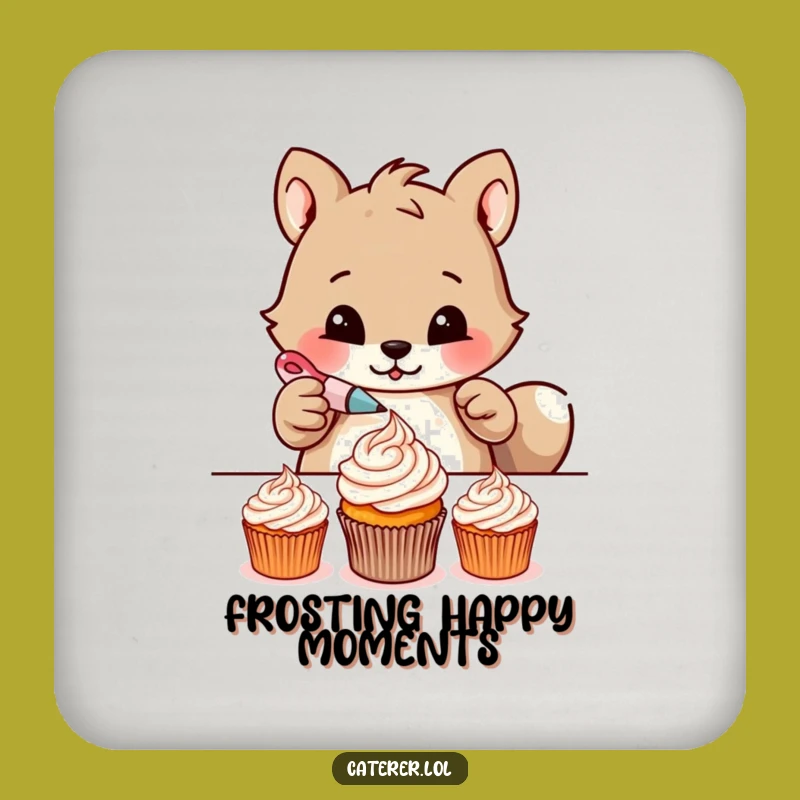 Funny Baker Animal Drink Coasters: Protect Surfaces with Meticulous Art